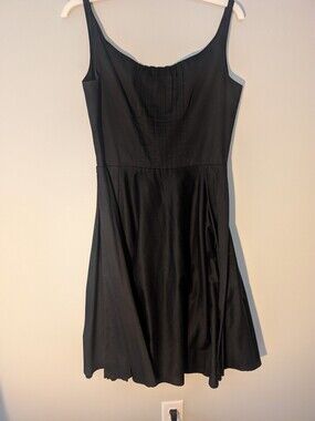 Odille Black Fit And Flare Dress